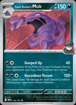 Team Rocket's Muk #124