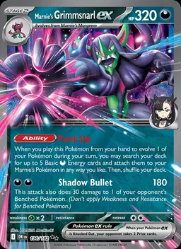 Marnie's Grimmsnarl ex card photo
