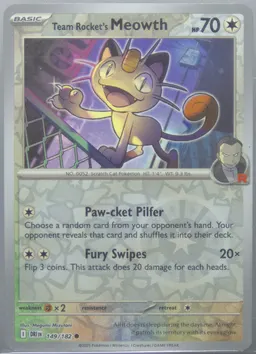 Team Rocket's Meowth #149