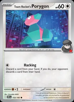 Team Rocket's Porygon #153