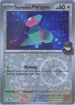 Team Rocket's Porygon #153