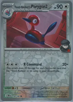 Team Rocket's Porygon2 #154