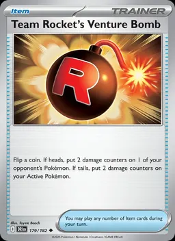 Team Rocket's Venture Bomb #179