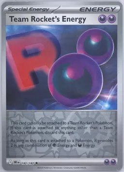Team Rocket's Energy #182