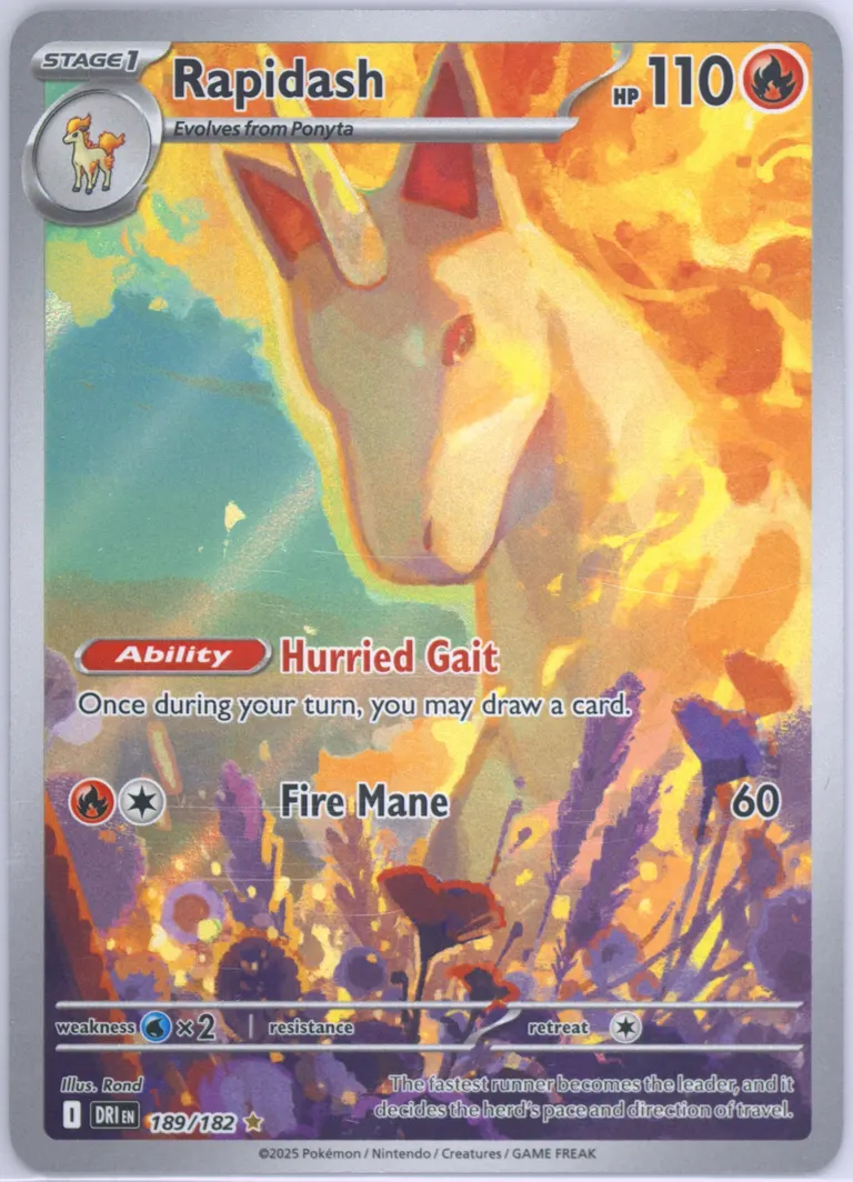 Rapidash card photo