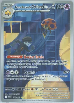 Team Rocket's Orbeetle #198