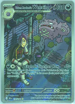 Team Rocket's Weezing #199