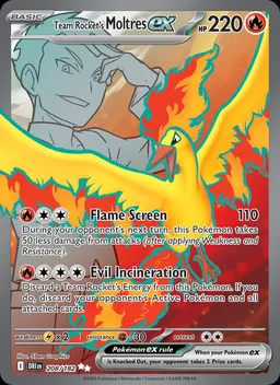 Team Rocket's Moltres ex #208