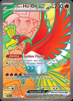 Ethan's Ho-Oh ex card photo