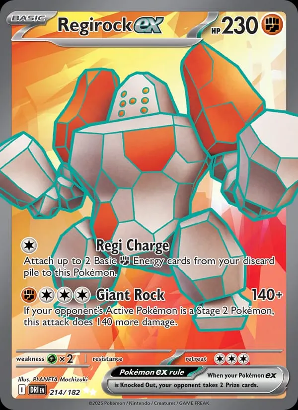 Regirock ex card photo