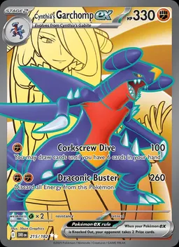 Cynthia's Garchomp ex card photo