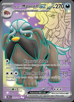 Arven's Mabosstiff ex card photo
