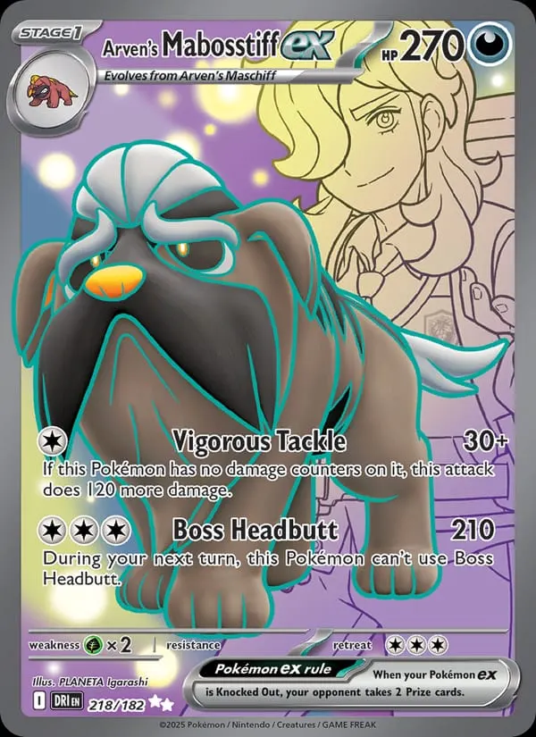 Arven's Mabosstiff ex card photo