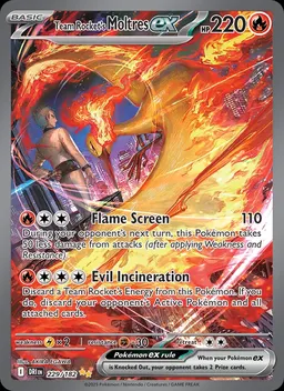 Team Rocket's Moltres ex #229
