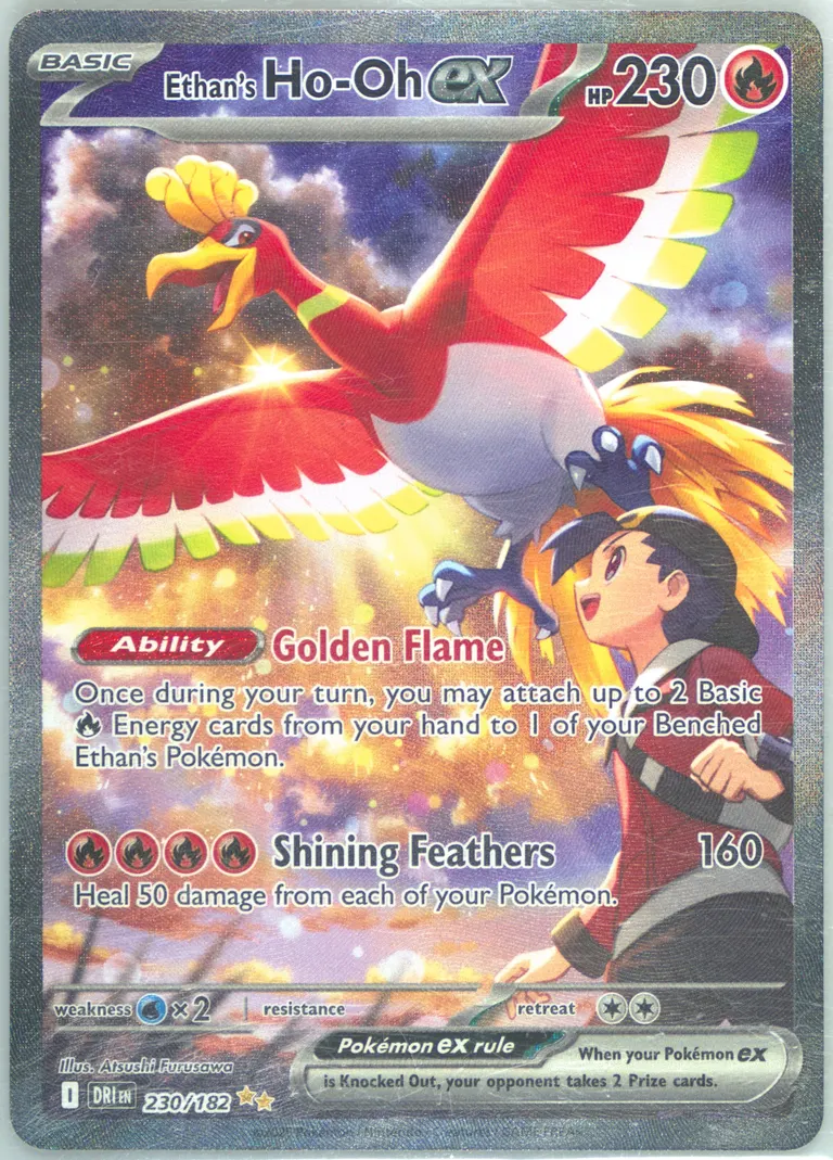 Ethan's Ho-Oh ex card photo