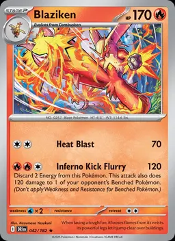 Blaziken card photo