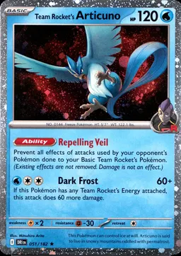 Team Rocket's Articuno #51
