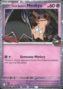 Team Rocket's Mimikyu #87