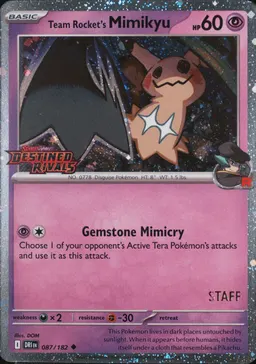 Team Rocket's Mimikyu #87