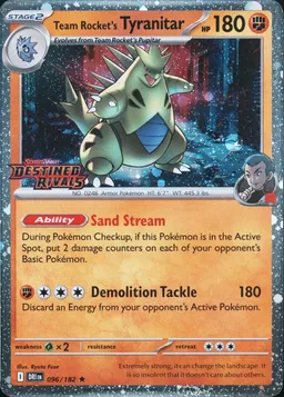 Team Rocket's Tyranitar #96