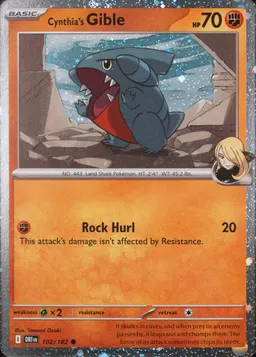 Cynthia's Gible #102