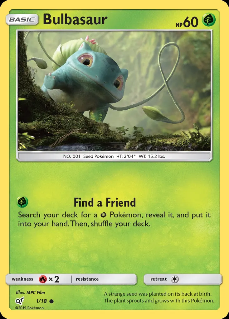 Bulbasaur card photo