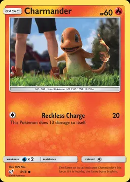 Charmander card photo