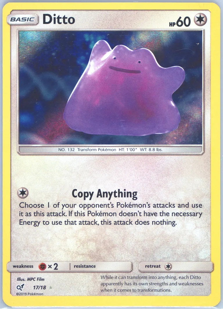 Ditto card photo