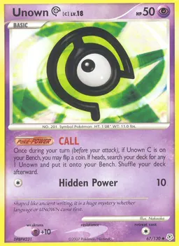 Unown C #67
