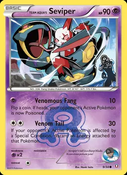 Team Aqua's Seviper #9