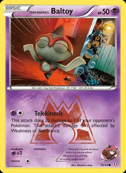 Team Magma's Baltoy #10