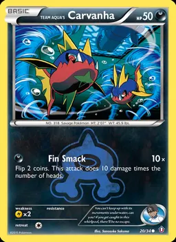 Team Aqua's Carvanha #20