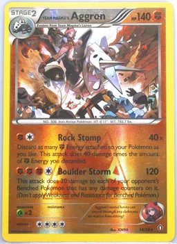 Team Magma's Aggron #14