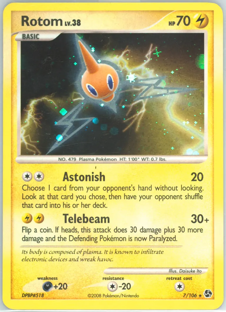 Rotom card photo