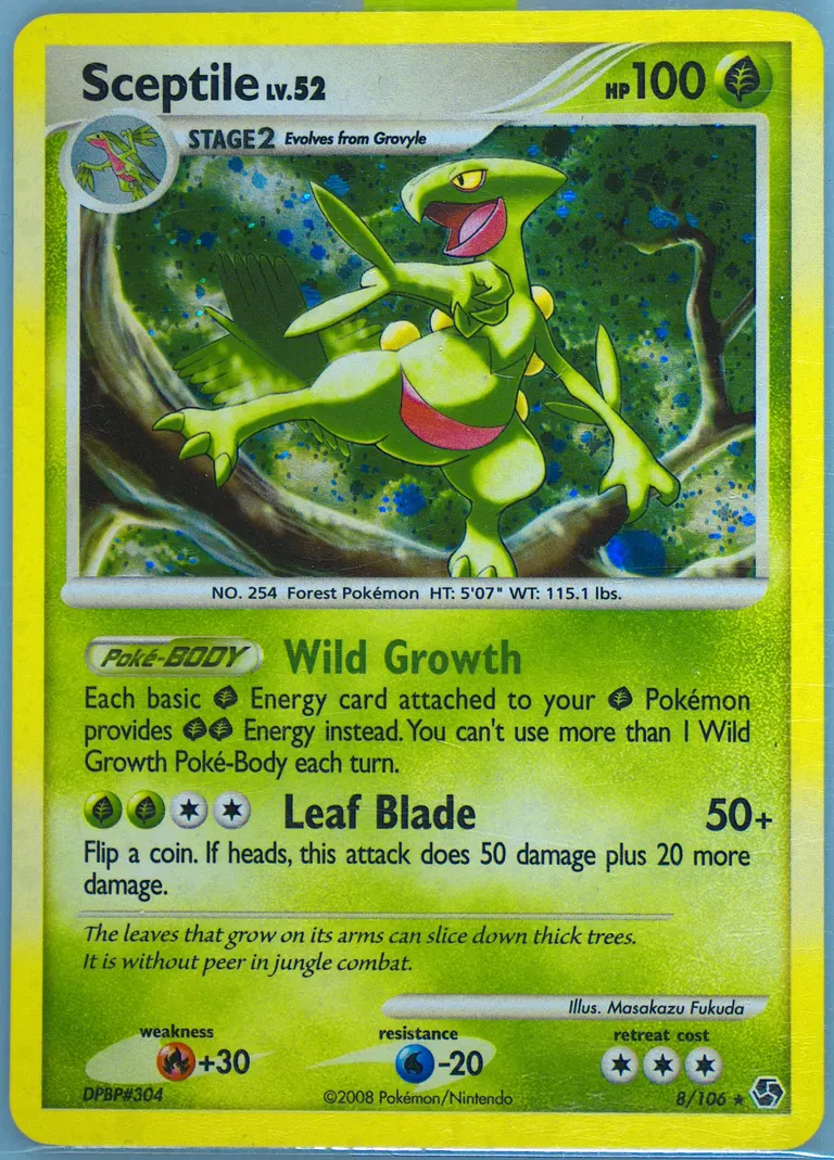 Sceptile card photo