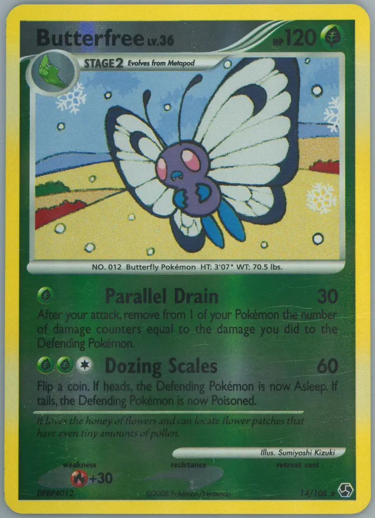 Butterfree card photo