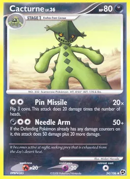 Cacturne card photo