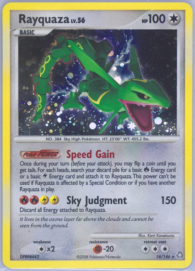 Rayquaza card photo