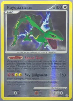 Rayquaza card photo