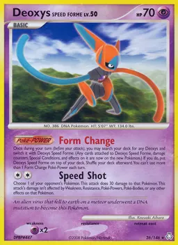 Deoxys Speed Forme #26