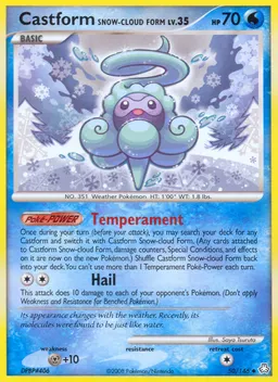 Castform Snow-cloud Form #50