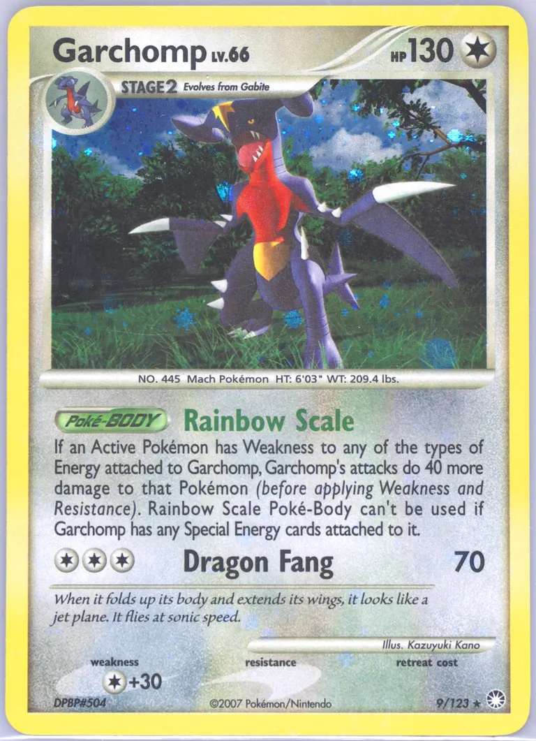 Garchomp card photo