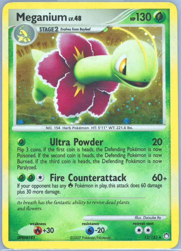 Meganium card photo