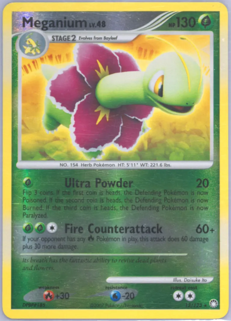 Meganium card photo