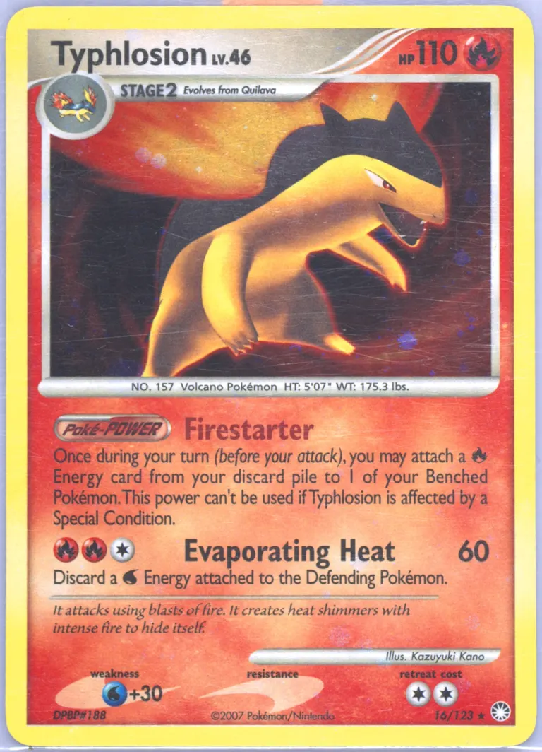 Typhlosion card photo