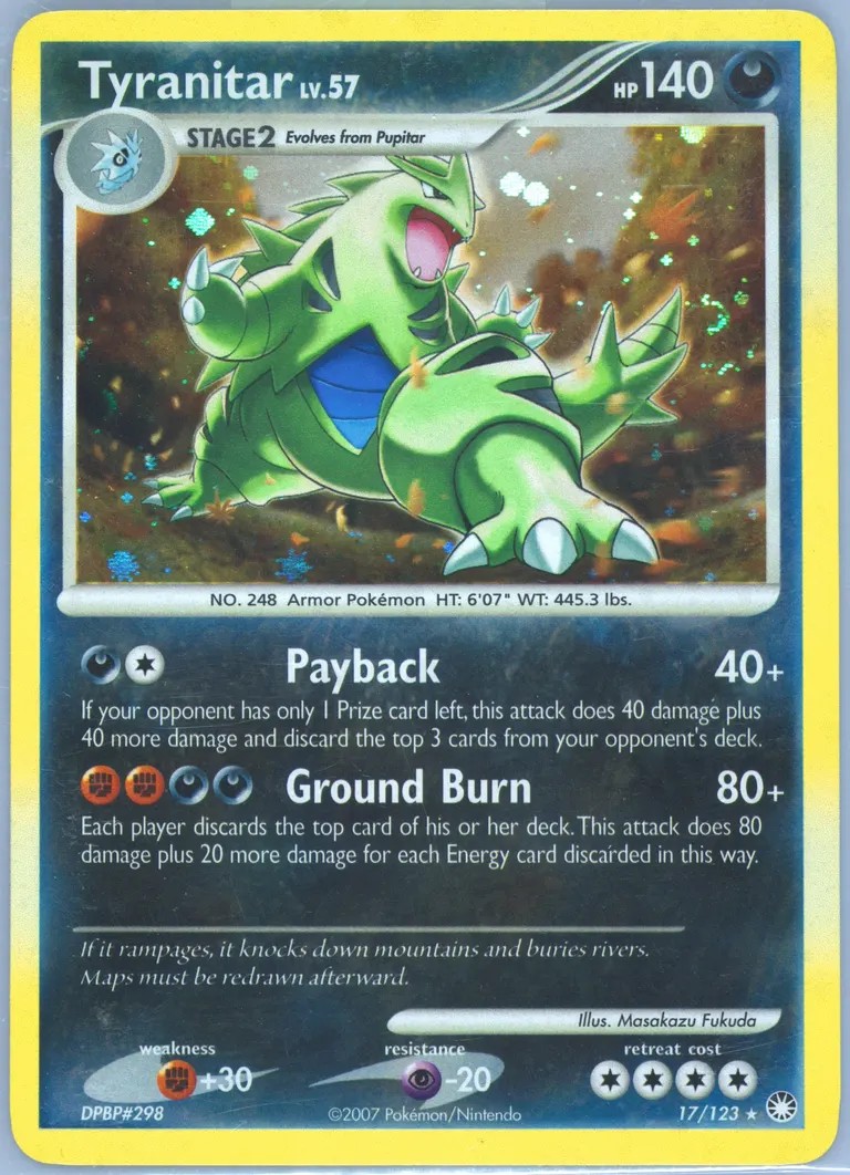 Tyranitar card photo