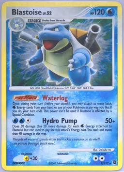 Blastoise card photo