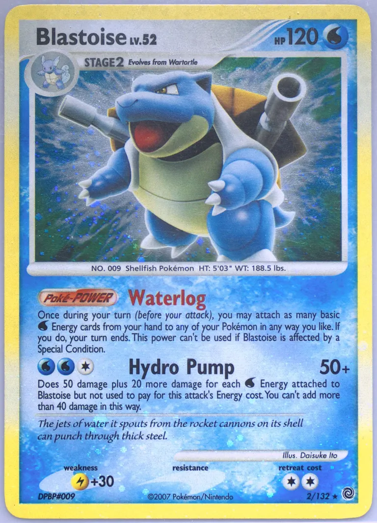 Blastoise card photo
