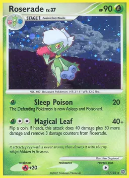 Roserade card photo