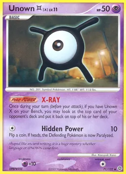 Unown X #71